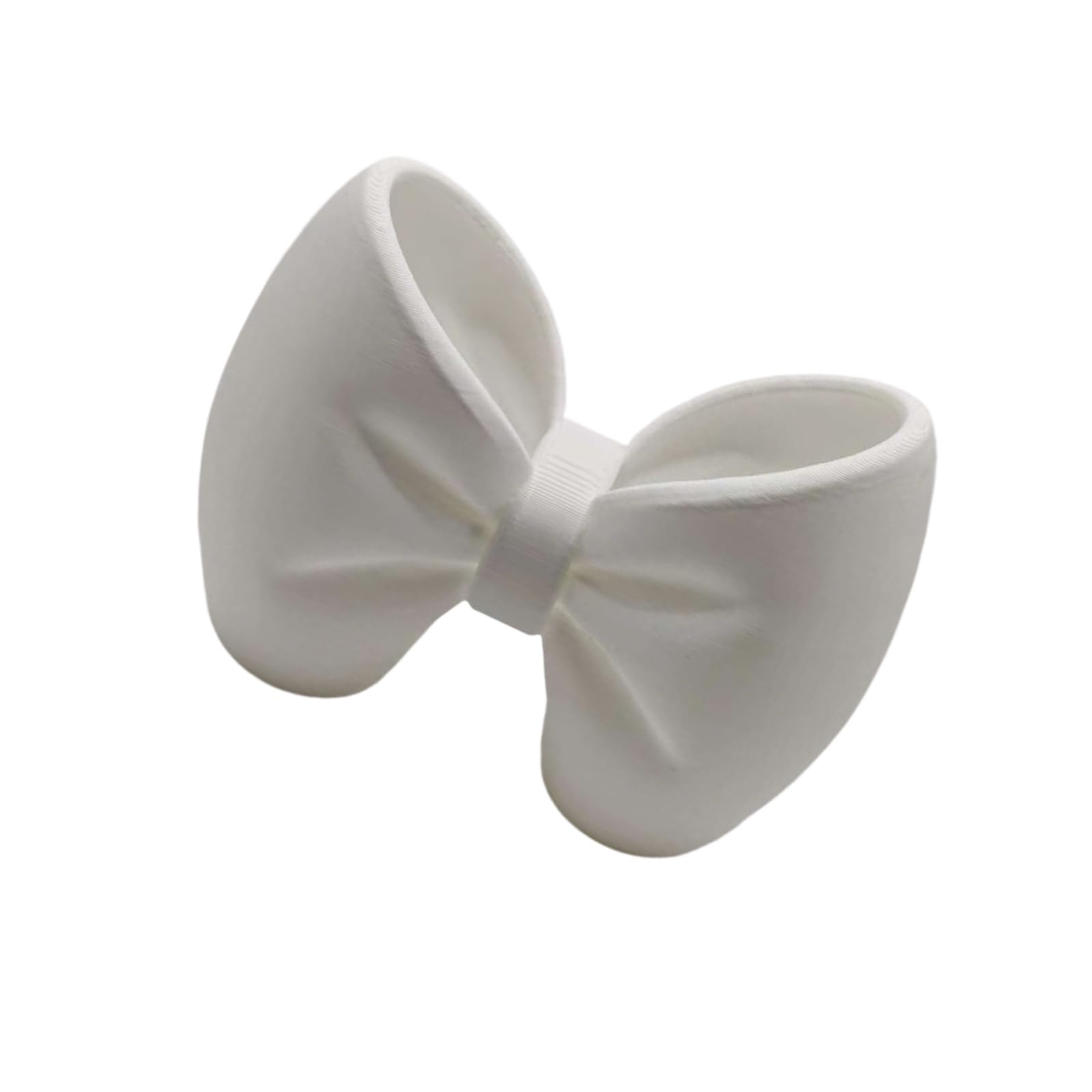 Kaeltsyn White Lovely Ribbon Shape Toothbrush Holder Organizers For Toothbrushes Stationery Items Featuring Lightweight Compact Design Lovely Desktop Planner