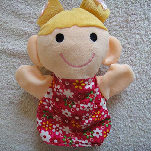 NUOBESTY Coleção Familiar Fantoche Pré-Escolar Ensinando Fantoche de Mão Macia Filha Filho RPG Luvas