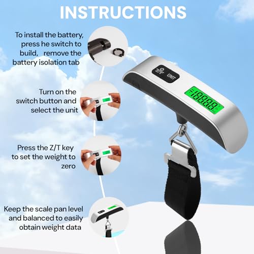 Pwkauka Digital Luggage Scale