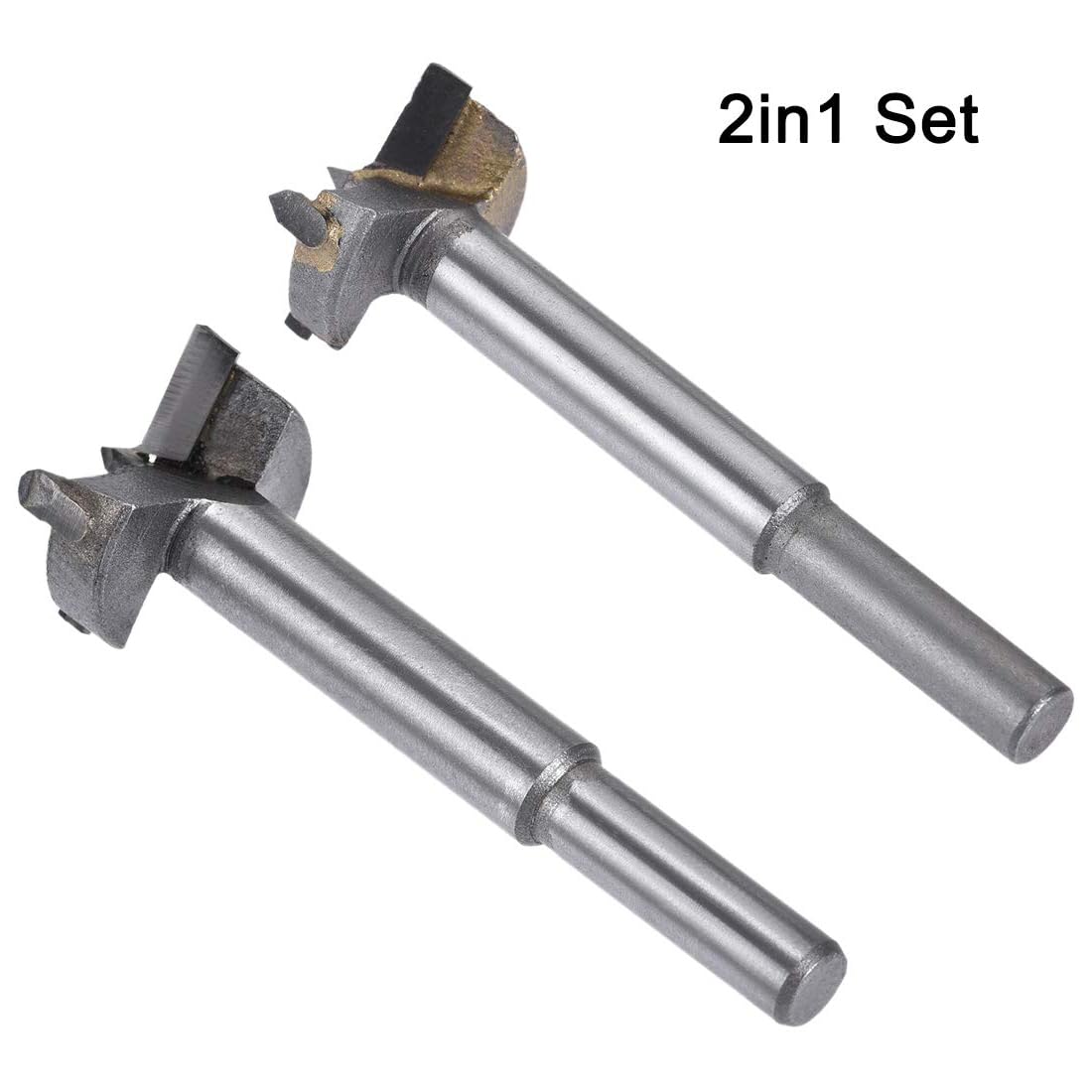 MACHSWON 2 PCS Forstner Drill Bits Tungsten Carbide Wood Hole Saw Opener Drill Bit 26mm+27mm Woodworking Drilling Boring Bit Cutter - Image 3