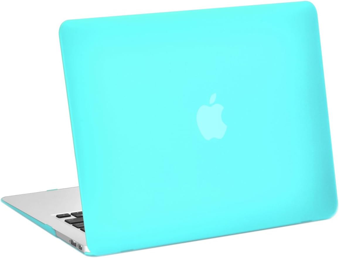 TopCase Rubberized Hard Case Cover for Macbook Air 11" (A1370 and A1465) with TopCase Mouse Pad (Hot Blue)