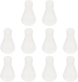 10pcs Plastic Erlenmeyer Laboratory Flasks with Scale, 250ml Conical Plastic Flasks for Chemistry Experiments and Scientific Use