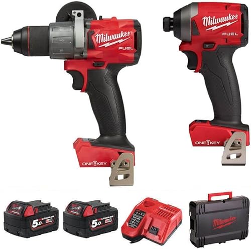 Milwaukee M18 ONEPP2A2-502X Fuel Next Gen ONE-Key Twin Pack 18V 2 x 5.0Ah Li-ion M18ONEPP2A2-502X