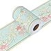 Yoillione Bordi per Carta da Parati Floreale, Bordi Adesivi Decorativi Bordo Autoadesivo, 3D Lavabile Impermeabile Rimovibile Greche Adesive per Pareti per Cucina Soggiorno Bagno 0.1x5m