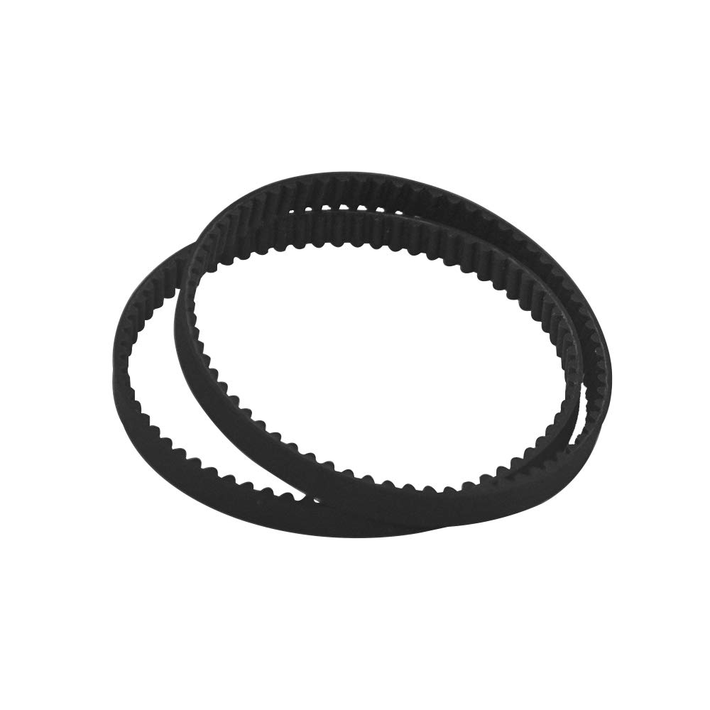 Pack of 2pcs HTD 3M Round Rubber Timing Belts Closed-Loop 240mm Length 120 Teeth 6mm Width Industrial Drive Belts