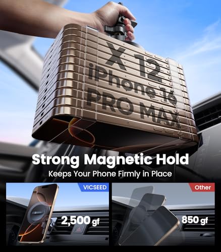 Image of VICSEED for MagSafe Car Mount [Upgraded Strong Magnetic & Won't Break Vent]