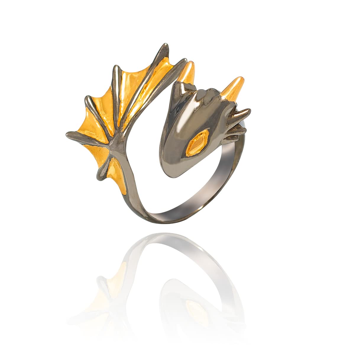Black Knight Dragon Ring