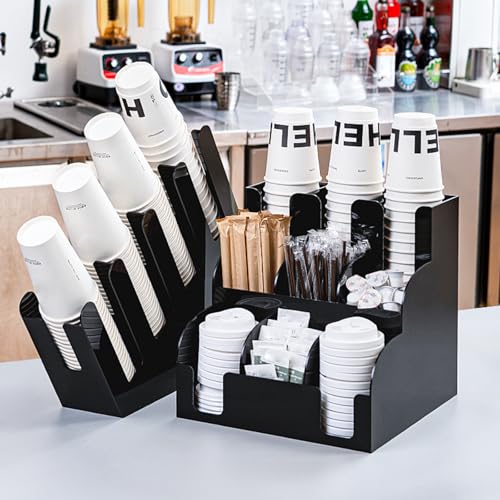 Comptoir distributeur pour sirops tasses agitateurs de style - 3