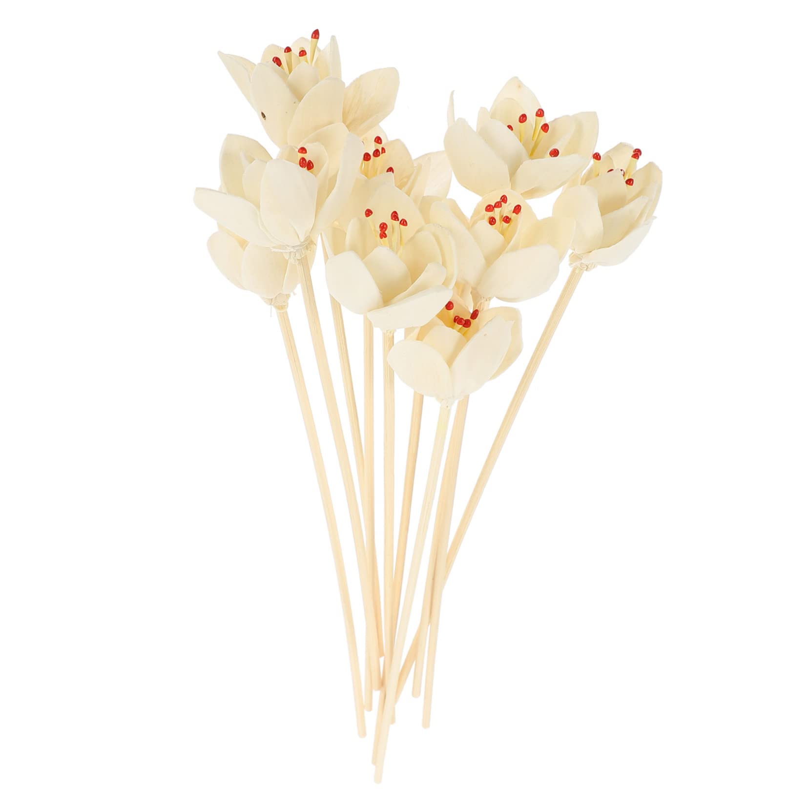 PRETYZOOM 10pcs Aromatherapy Flower Diffuser Sticks Essential Oil Sticks for Office Home Decor