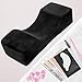 Beauty Salon Eyelash Extension Velvet Lash Pillow Beauty Salon Memory Foam Neck Pillow for Lash Extension Grafting Make Up Side Pockets for Tools(Black)