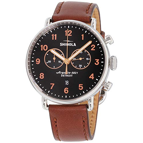 Shinola The Canfield Quartz Movement Black Dial Men's Watch S0120095229