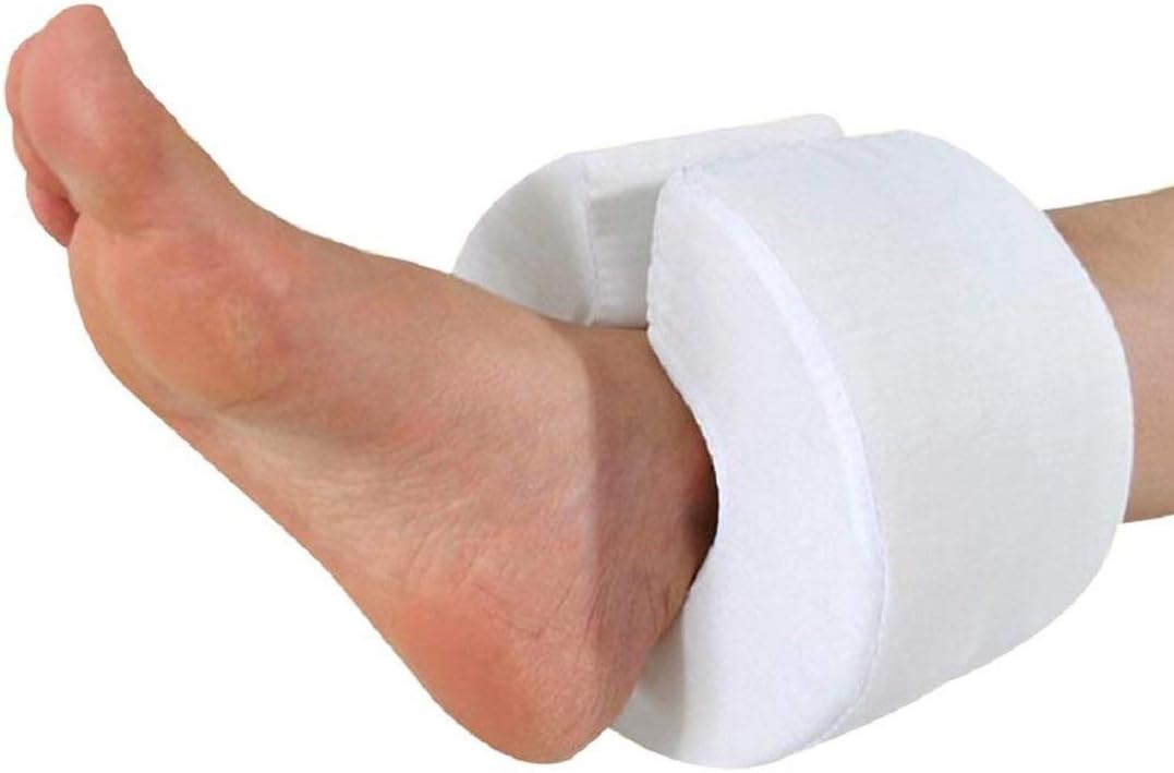 Lolicute Foot Elevator Support Pillow，Foot Elevator Foam Leg Rest Cushion Pillow Relieve Foot Pressure，Ankle Pillow for Sleeping for Relieve Foot Pressure（White） (White)