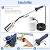 Propane Torch Weed Burner, Blow Torch with Storage Bag, High Output 2,400,000 BTU Flame Torch with 10FT Hose, Heavy Duty Flame Weeder with Igniter for Garden, BBQ
