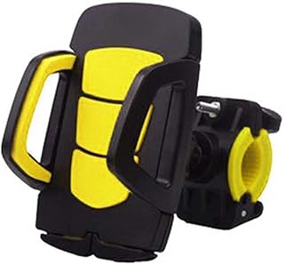 MoSundi Soporte para teléfono móvil de bicicleta eléctrica giratorio de 360 grados para un uso cómodo (amarillo)