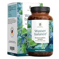 NATURTREU® Brennnessel Kapseln Komplex mit Rosskastanienextrakt und roter Weinlaub Vegan und ohne chemische starke Entwässerungstabletten 90 Wassertabletten