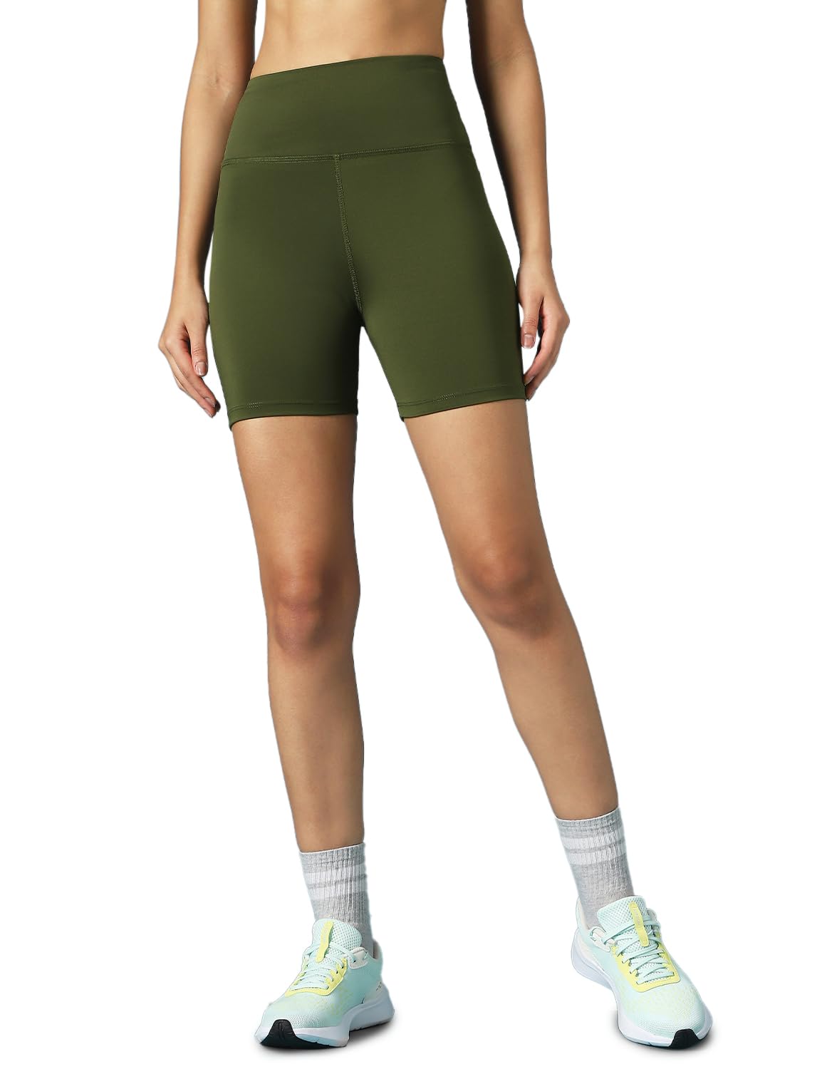Pump'd Women's Cycling Shorts - Seamless Gym Shorts for Women, Zero-Chafing, Second-Skin Fit & Effortless Movement for Yoga, Outdoor & Everyday Wear | Polyester Activewear Sports Cycling Shorts-picture-15