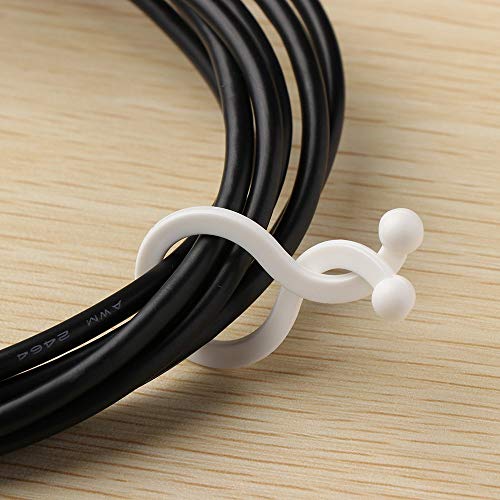 SEVEN HORSE TECH® Reusable Multipurpose Lock Twist Ties Cables Wires Organizer Manager (Pack of 20 Pieces, Random Color)
