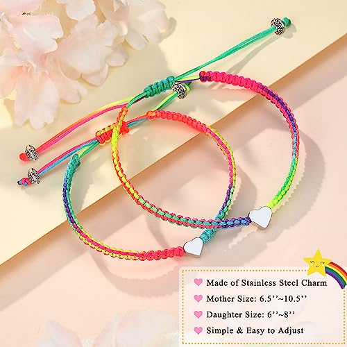 First Day of School Gifts for Mommy and Me Matching Bracelets, Kindergarten/Pre k/ 1st Grade/ 2nd Grade Back to School Gifts3