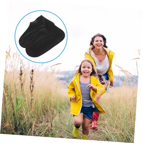 Cubrebotas de Silicona Impermeable Negro Talla L miniatura 3