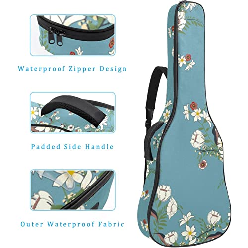 Housse de transport étanche pour guitare avec bandoulière réglable Motif géométrique triangle Noir et doré, Multicolore… - Les Beatles, Paul McCartney, John Lennon, RIngo Starr, George Harrison Housse de transport étanche pour guitare avec bandoulière réglable Motif géométrique triangle Noir et doré, Multicolore… – Image 5