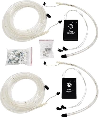 Miniatura 8 de BrightzBrightz TossBrightz Red Led Cornhole Lights Led Corn Hole Lights Cornhole Led Lights for Hole and Board Corn Hole Board Light Kit Light Up