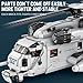 ConGamefun Gifts for Guys，Military Aircraft Model for Adults，1/35 Scale CH-53E Super Stallion Helicopter Model Toy, MOC Collectible Display Aircraft Gifts for Teens Adults (2192Pcs)