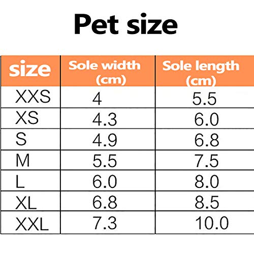 Chaussures pour chiens antidérapantes et imperméables taille L Noir