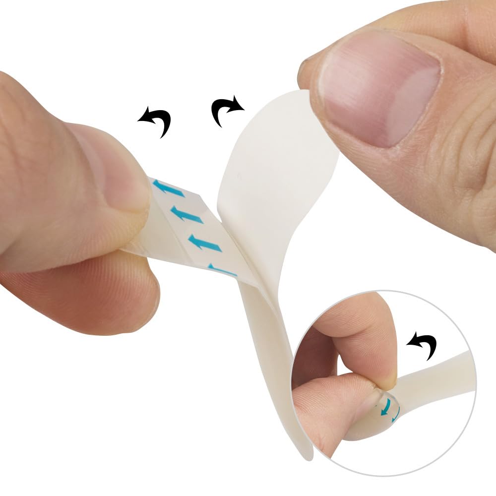 Transfer Eyebrow Skin Sticker, 20 Pieces Practice Bandage for Beginners Silicone Waterproof Tape, 2 Boxes - Image 4