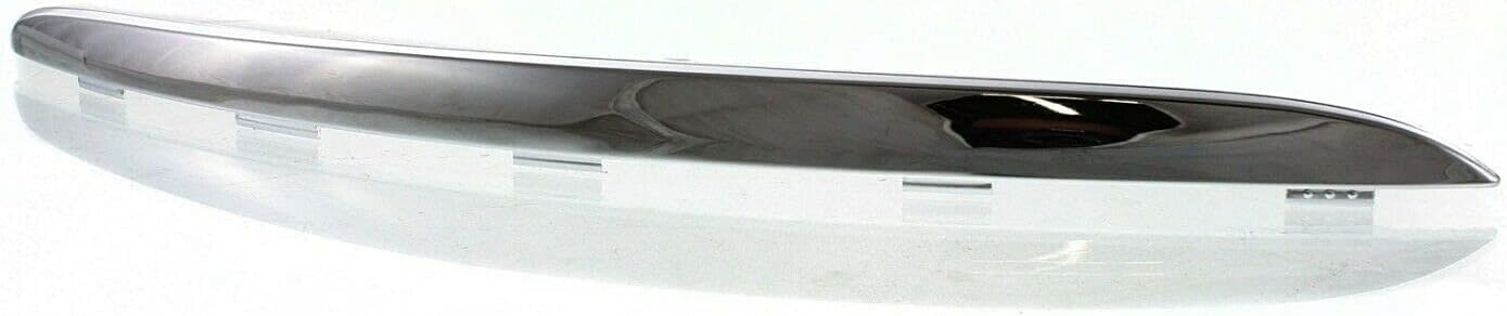 DAT AUTO PARTS Passenger Side Bumper Grille Molding Replacement for 2005-2010 Volkswagen Jetta (TYPE 5) & 2009 Volkswagen Jetta Wagon, Chrome Smooth Plastic, VW1213100 1K08072442ZZ