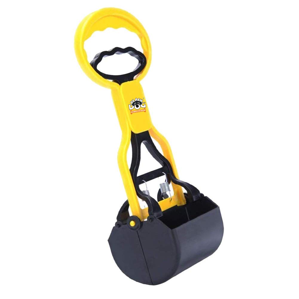 BLACK DOG Dog Potty Scooper Non-Breakable Pet Pooper Scooper for Dogs and Cats High Strength Material and Durable Spring for Easy Grass and Gravel Pick Up Puppies & Small Breed Dogs(Color May Vary) (B07ZVV8TY2) Amazon Price History, Amazon Price Tracker