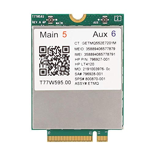 ASHATA 4G LTE Card Module,T77W595 4G Module LT4120 796928-001 para Probook/EliteBook 820 840 850 G2 G3 Tarjeta de Red 4G miniatura 6