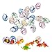 EQLEF Uovo Dinosauro Dinosaur Eggs Hatching Toy Grow Dinosaur Uova Che Hatch in Acqua Mini Dinosaur Eggs Giocattolo Creativo per Bambini - 60 PCS