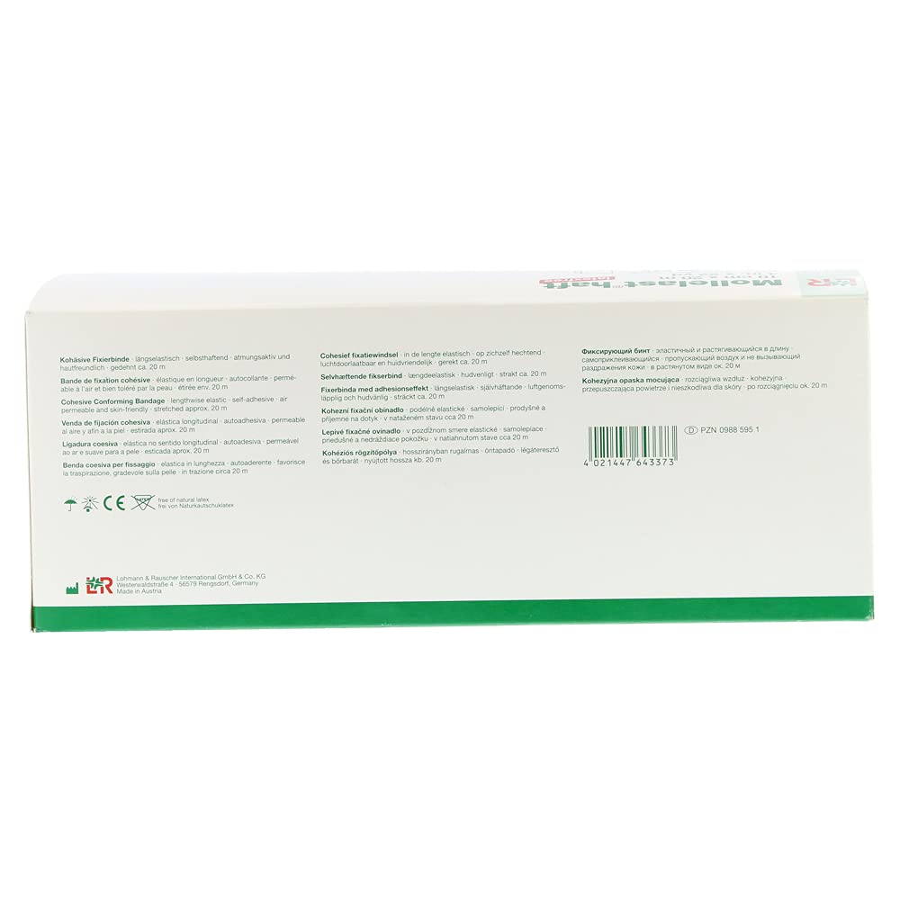 Mollelast Adhesivo Sin látex 10 Cmx20 m Blanco