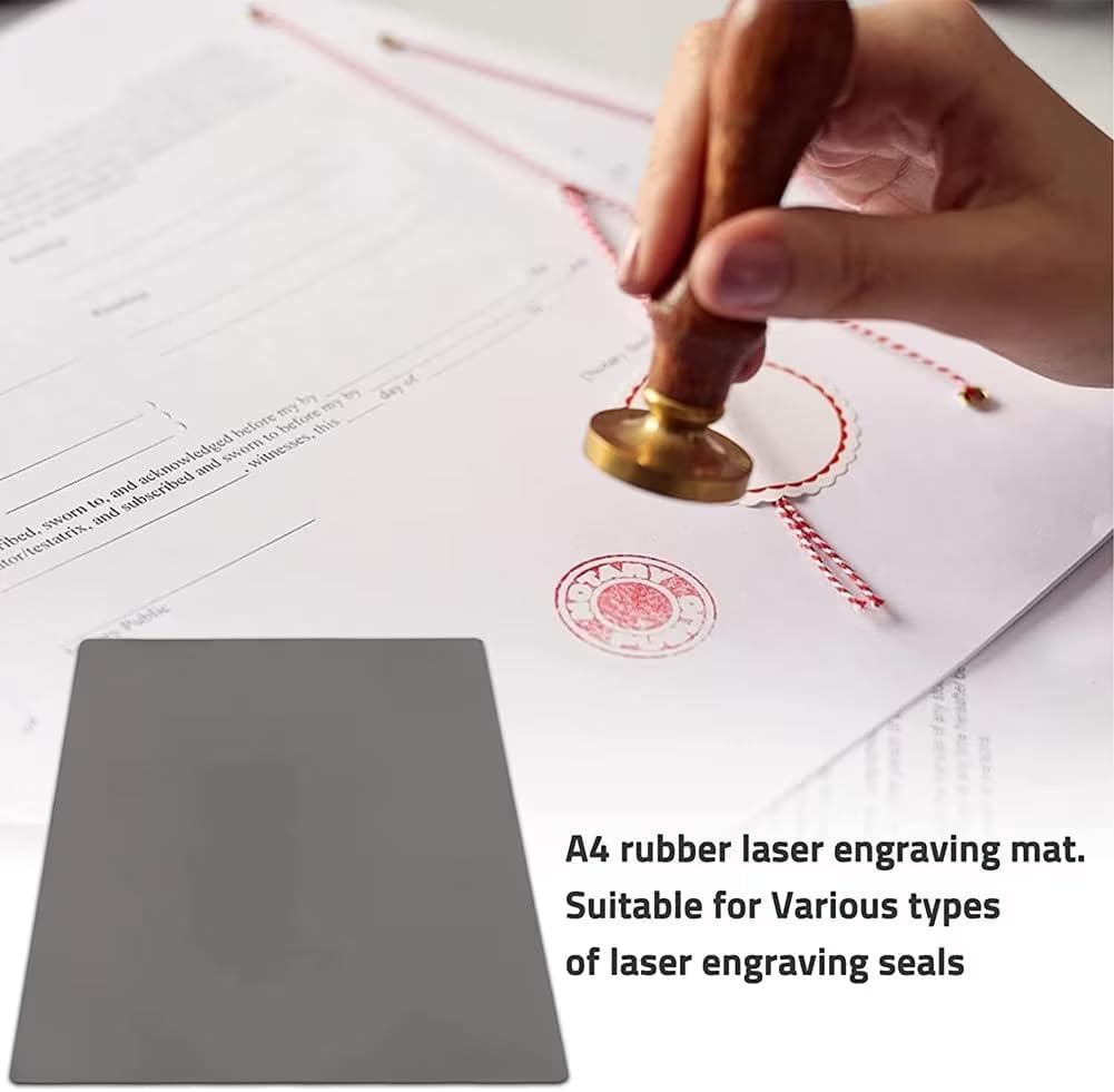 Stempelrubber plaat, geschikt voor laser