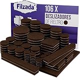 PARA PISOS LISOS: Como protección del piso / protección contra arañazos adecuado para laminados, parquet, baldosas, mármol, piso vinílico, PVC/linoleo, corcho, piedra natural. Tablas de madera