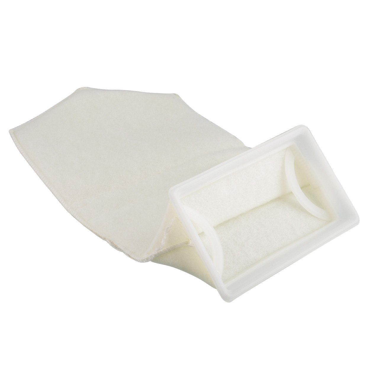 Seapora58096 200 Micron Square Filter Sock, 7"