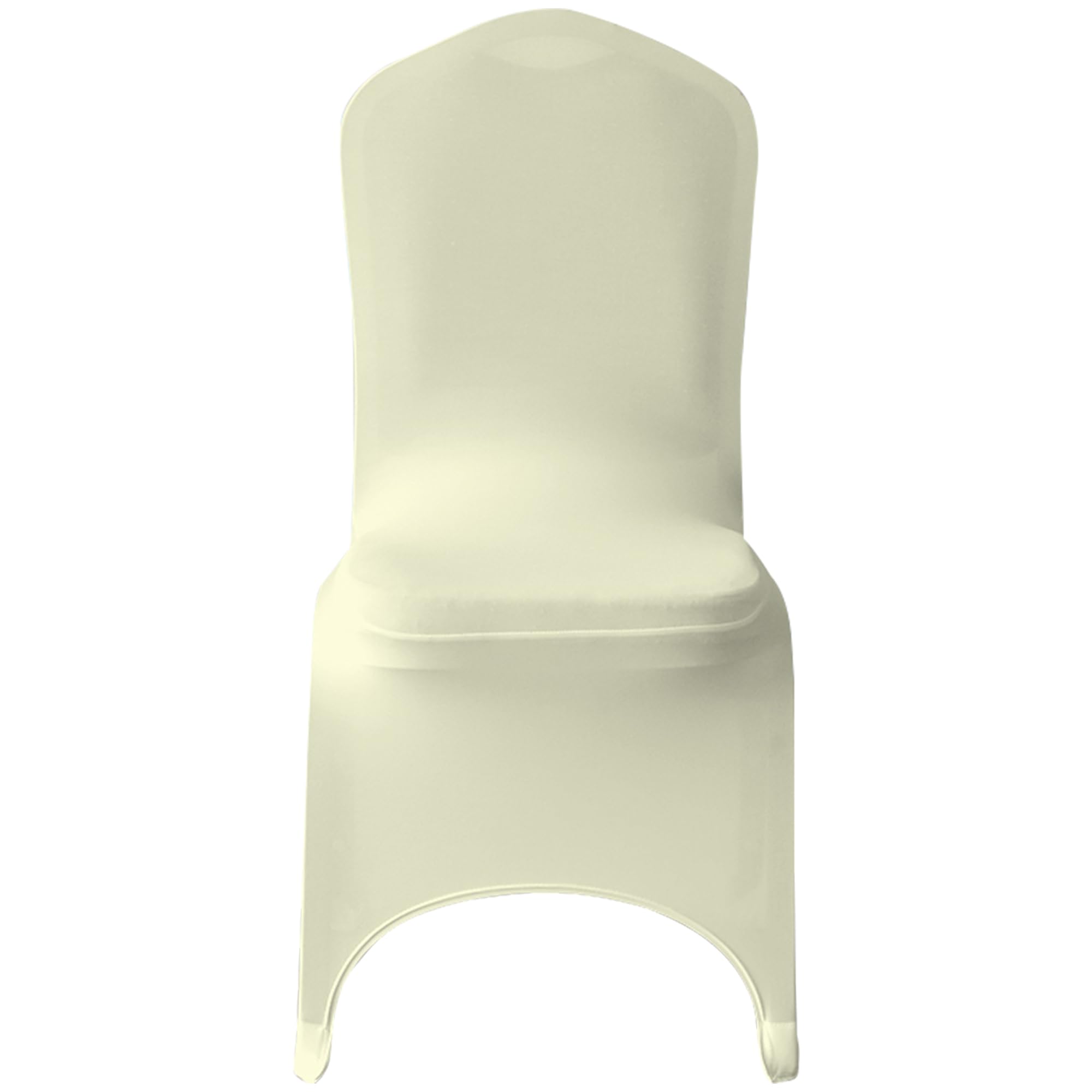 WedDecor 1pcs Ivory Wedding Chair Covers Spandex Stretch Slipcovers