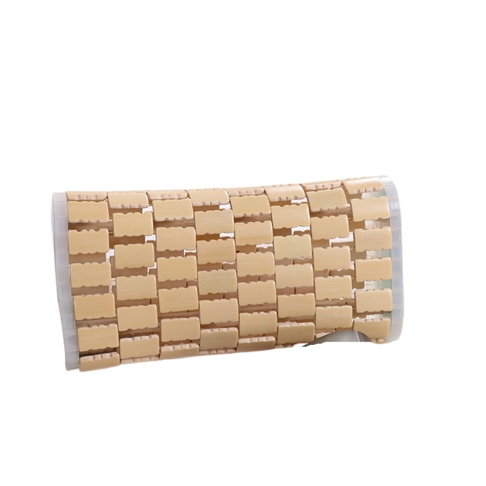 CQAHDSEVF Sauna Headrest Pillow, Wooden Sauna Headrest Hollow Bamboo Rattan Pillow 32x16x8cm Sweat Steaming Accessories(Color1)