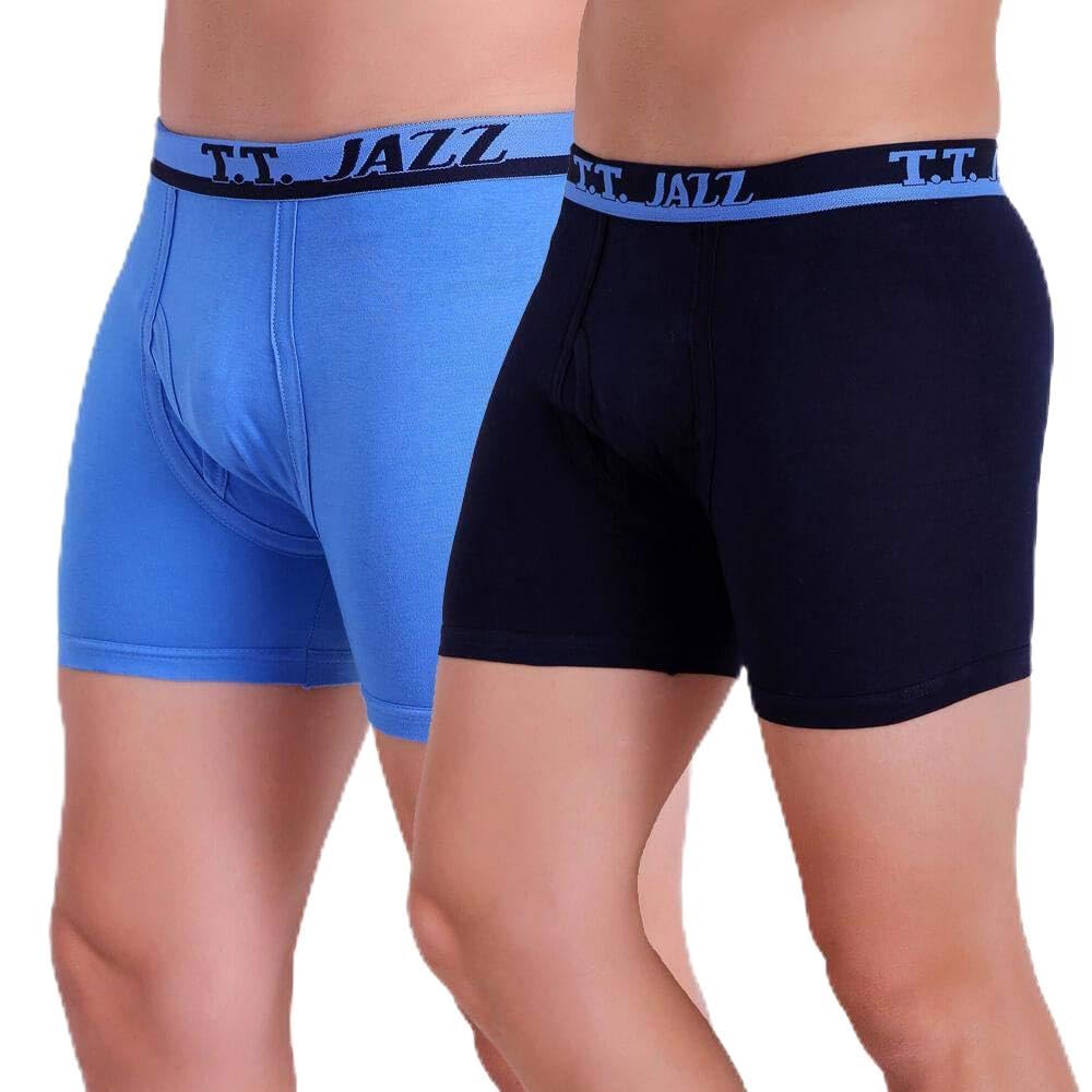 t t Men Jazz Top Elastic Trunk Pack of 2-picture-10