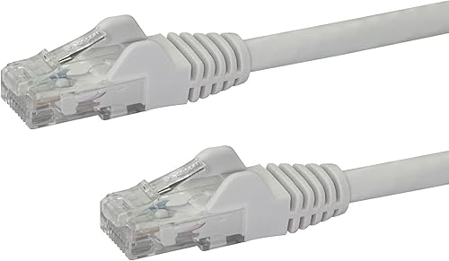 Miniatura 58 de StarTech.com 30 pies de cable Ethernet CAT6 - Cable de red Gigabit Ethernet CAT 6 rojo - 650MHz 100W PoE RJ45 UTP de red/parche sin enganches con