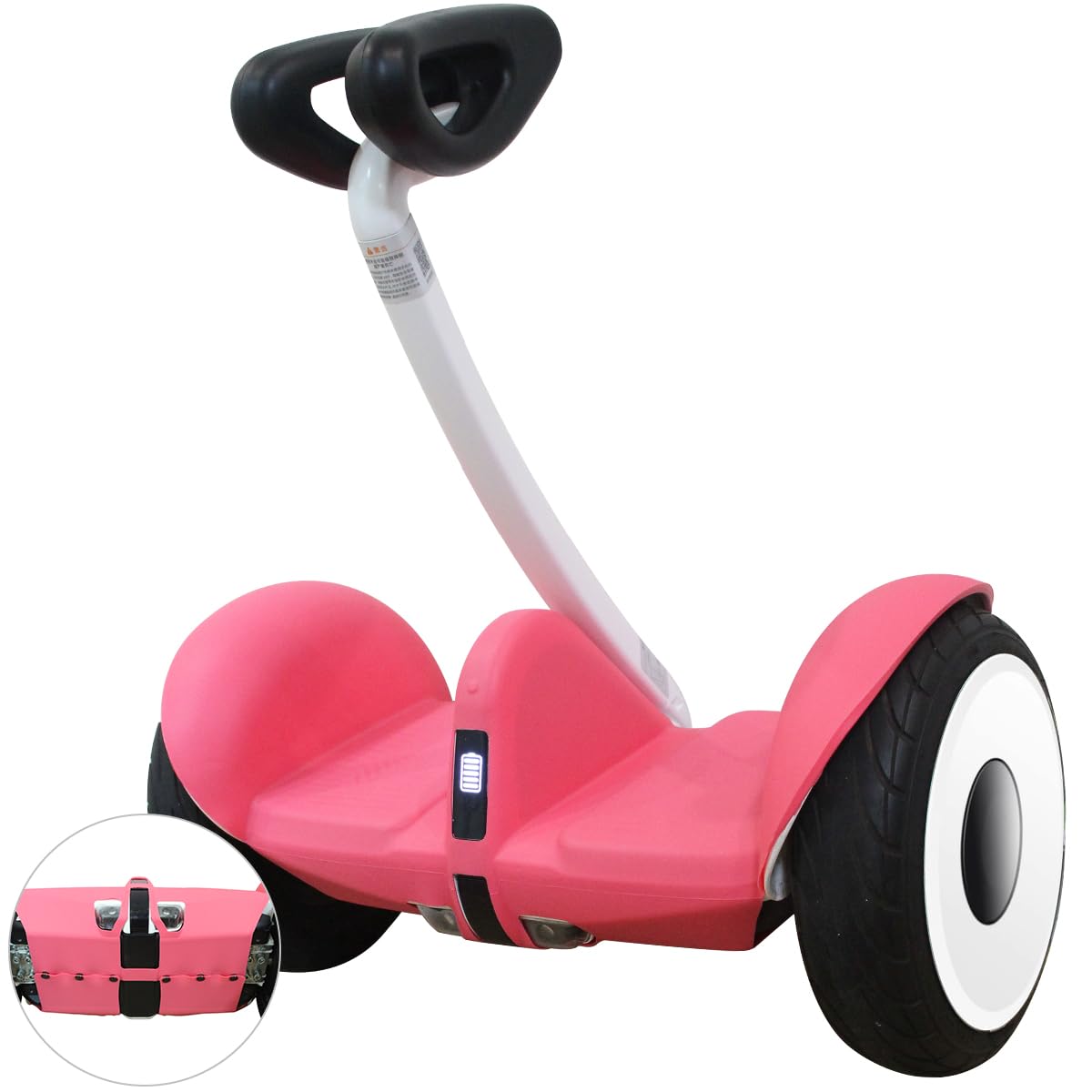 Protective Case Compatible with Segway Ninebot S/mini Pro, Waterproof, Anti-collision, Scratch Resistant Fully Wrapped Protective Cover Silicone Film Self Balancing Scooter Accessories (pink)