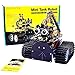 KEYESTUDIO Kit par Arduino Robot Mini Tank V2 Soutien Mixly Blocks Coding/iOS/Android Con Carte R3, Sensore a Ultrasuoni, Modulo Bluetooth Lultimo Gioco Intelligente Ed Educativo per Bambini