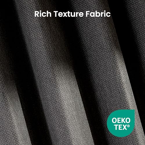 SLEEP ZONE Blackout Curtains for Bedroom and Living Room, Drapes with Thermal Insulation for Room Darkening, 2 Panels Noise Reducing Window Curtains (52 x 84 Inch) - image 3
