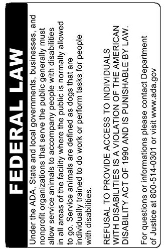 Dogline Personalized Service Dog in Training ID Custom Identification Card for Service Animal in Training Badge - Red (Without Hologram)