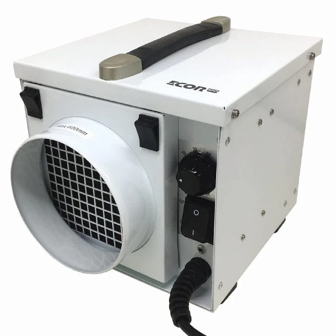 Ecor Pro Dehumidifier, Stainless steel, White, One size