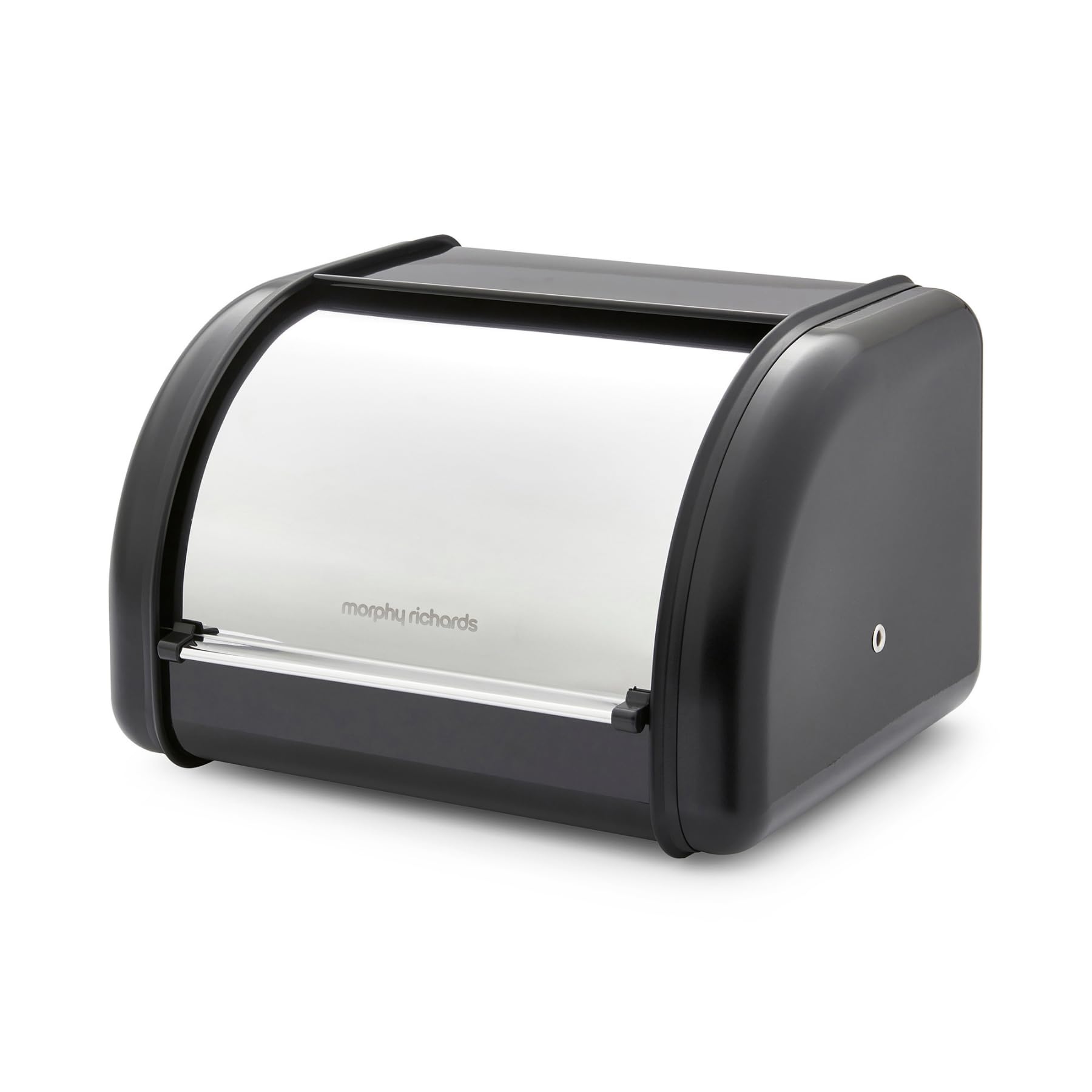 Morphy Richards Morphy Richards Equip Compact Bread Bin, 8L, Carbon & Stainless Steel Design Durable and Fresher Bread, Easy Access Lid, Noise D