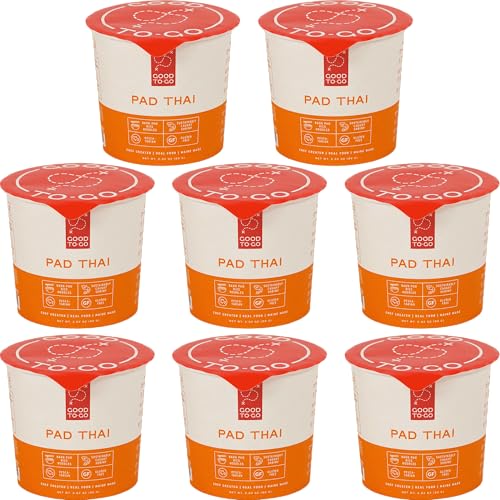 GOOD TO-GO Instant Lunch & Dinner Cups (8) Pad Thai