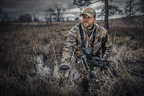 ScentLok Mens Hunting Clothes - Hydrotherm Waterproof and Windproof Camo Primaloft Insulated Bib - Adjustable Fit