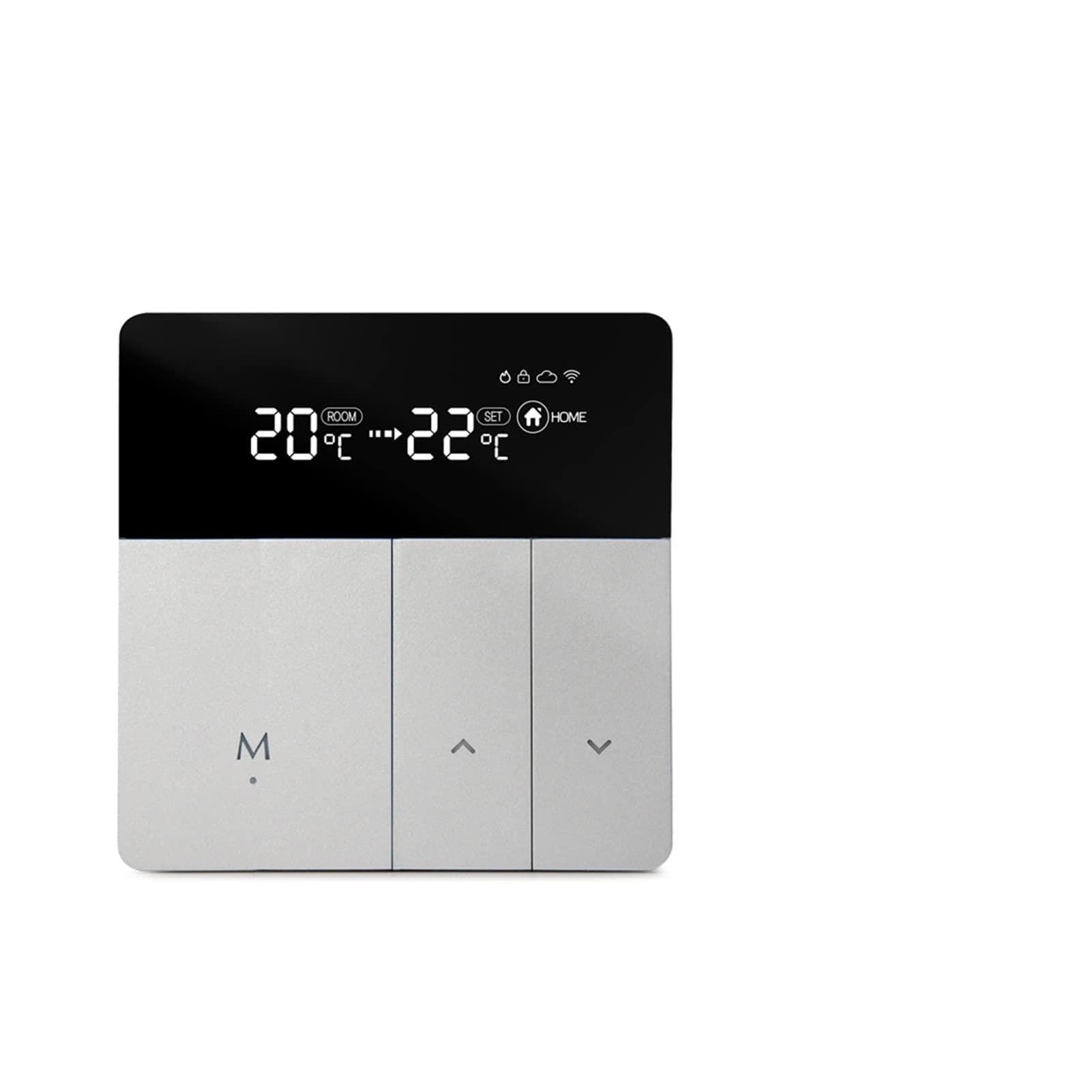 Cyfrowy higrometr termometr wewnętrzny Controller temperatury termostatu WiFi, Tuya Aplikacja Zdalne sterowanie, praca z Alexa Google Home Yandex Alice Z wyświetlaczem LCD(Water Gas Boiler)