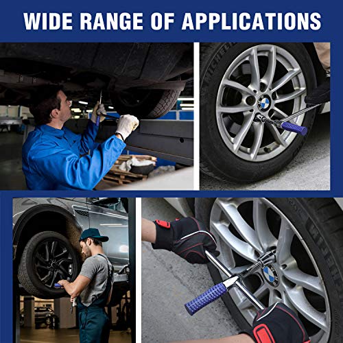Workpro 15'' Universal Lug Wrench Set, 4-Way Cross Wrench, 1/2'' Drive Heavy Duty Wheel Wrench, Super-Strong Tire Lug Nut Remover With Labor-Saving Operation, Ideal For Car Tire Repair #TOP6